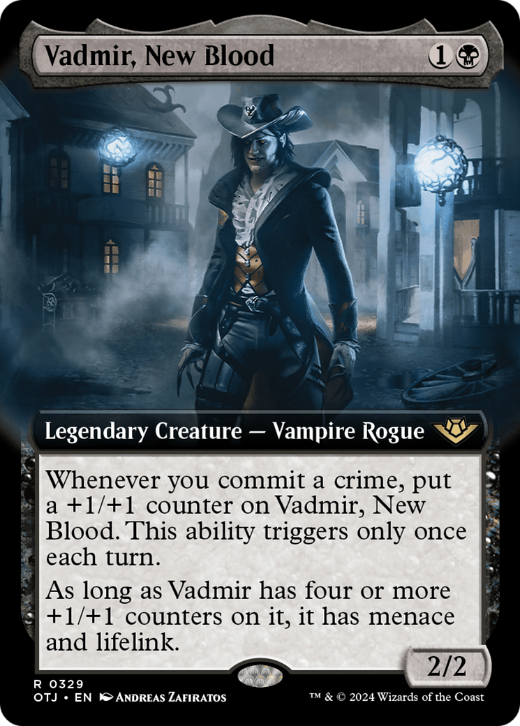 Vadmir, New Blood (Extended Art) [Outlaws of Thunder Junction] | Grognard Games