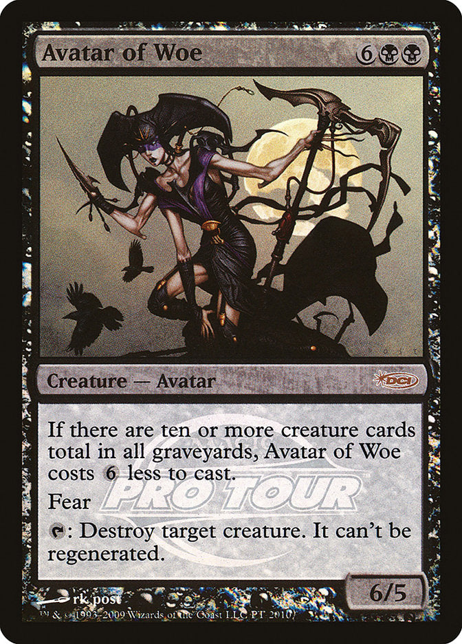 Avatar of Woe (Pro Tour) [Pro Tour Promos] | Grognard Games