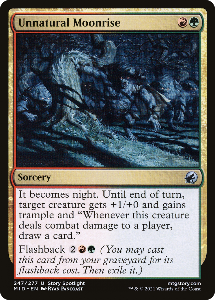 Unnatural Moonrise [Innistrad: Midnight Hunt] | Grognard Games