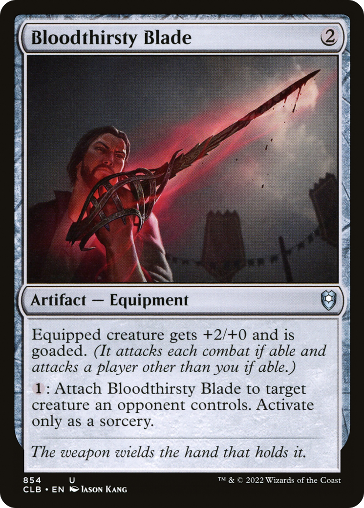 Bloodthirsty Blade [Commander Legends: Battle for Baldur's Gate] | Grognard Games
