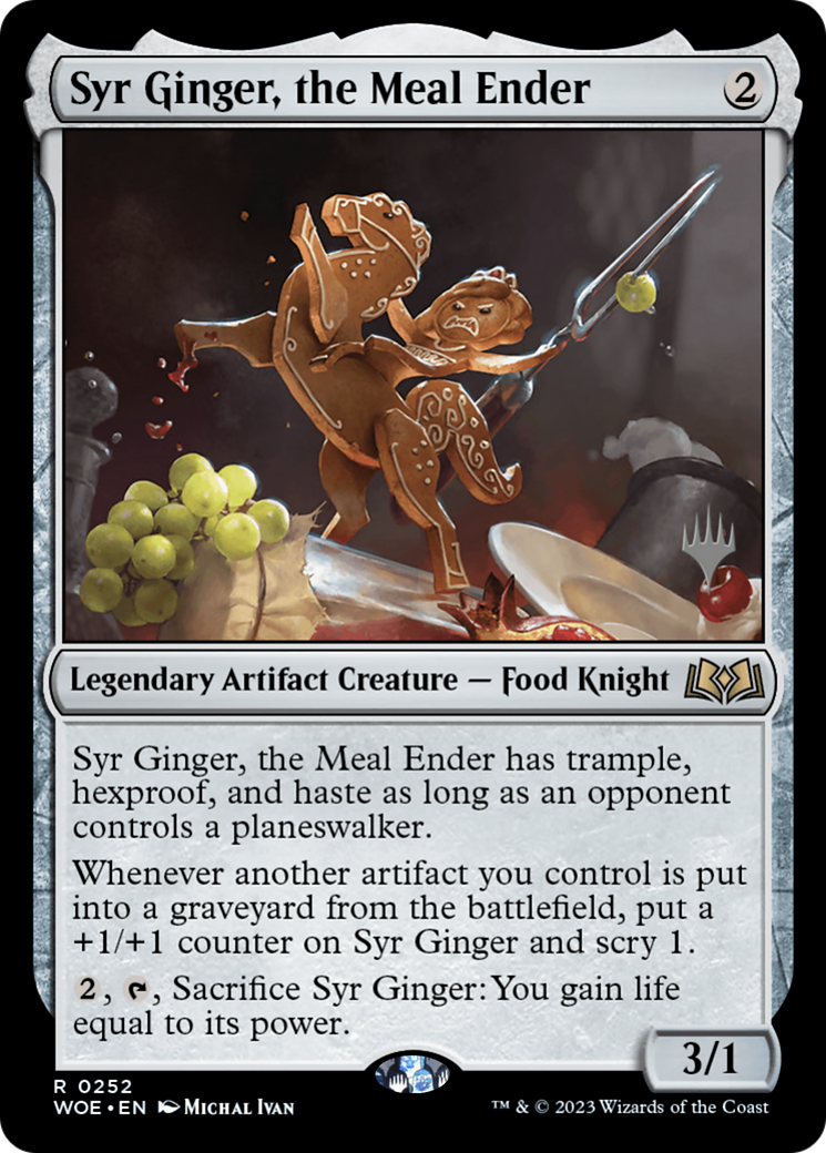 Syr Ginger, the Meal Ender (Promo Pack) [Wilds of Eldraine Promos] | Grognard Games