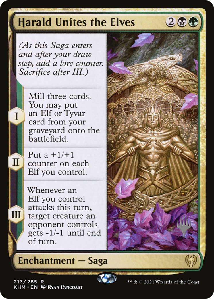 Harald Unites the Elves [Kaldheim Promos] | Grognard Games