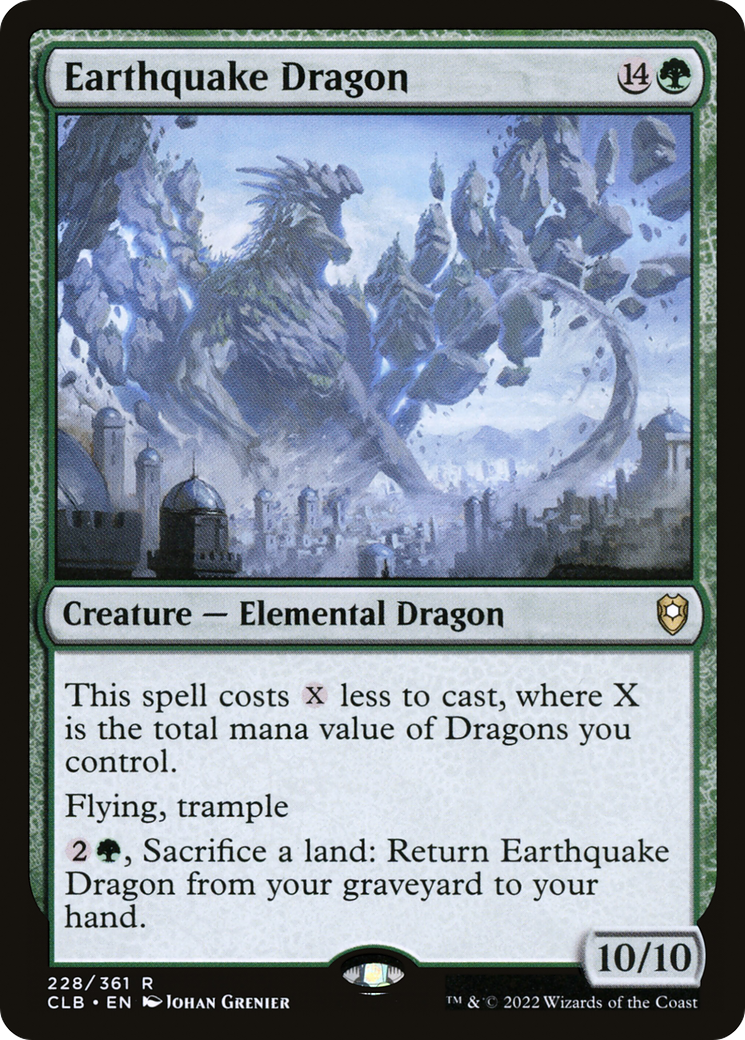 Earthquake Dragon [Commander Legends: Battle for Baldur's Gate] | Grognard Games