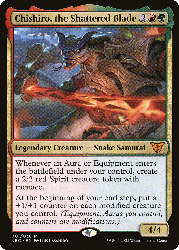 Chishiro, the Shattered Blade [Kamigawa: Neon Dynasty Commander] | Grognard Games