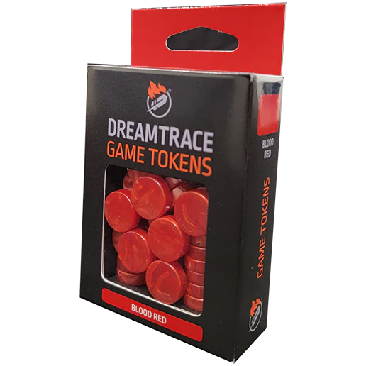 DREAMTRACE GAMING TOKENS Blood Red | Grognard Games