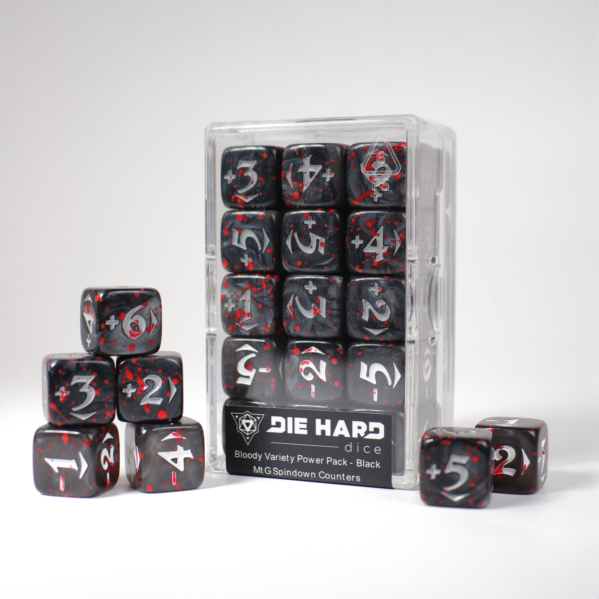 Die Hard Dice Positive Power/Toughness Dice - MtG Spin Down Counters | Grognard Games