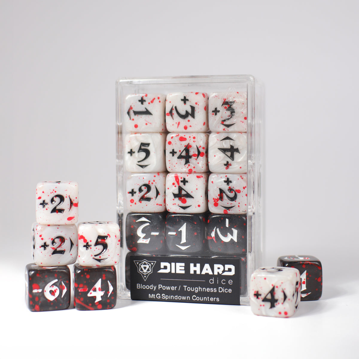 Die Hard Dice Positive Power/Toughness Dice - MtG Spin Down Counters | Grognard Games