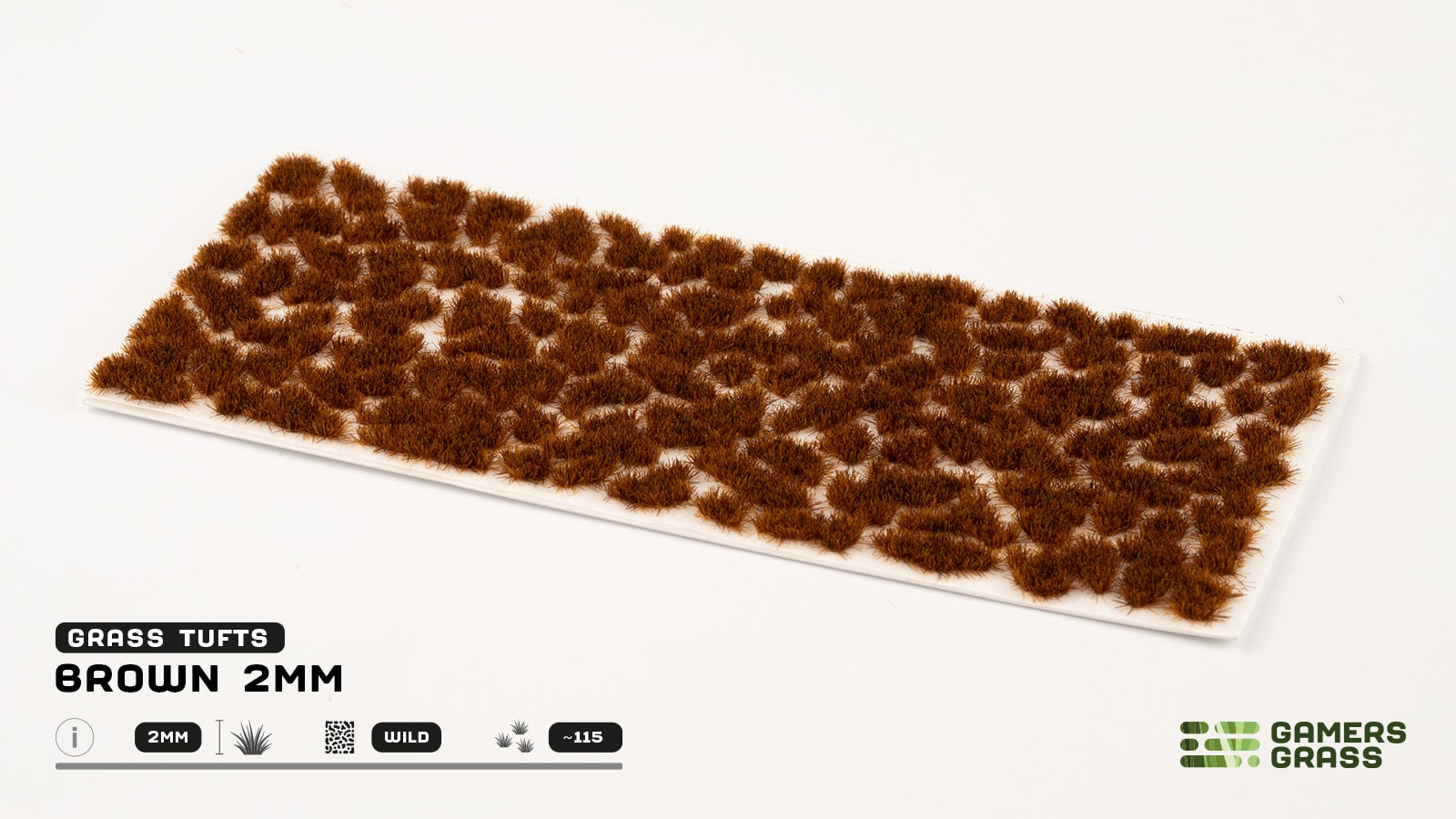 Gamers Grass: Brown (2mm) | Grognard Games