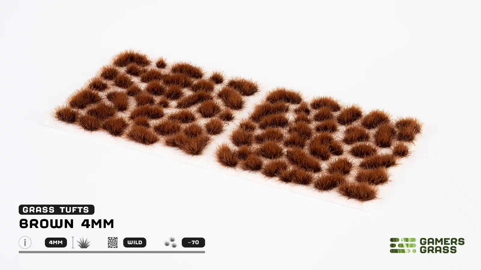 Gamers Grass: Brown Wild Tufts (4mm) | Grognard Games