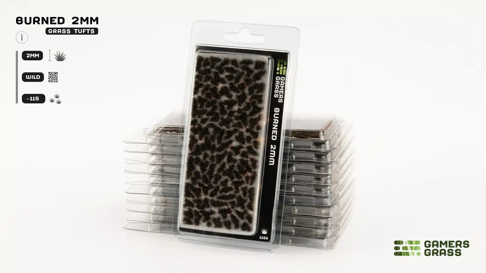 Gamers Grass: Burned (2mm) | Grognard Games