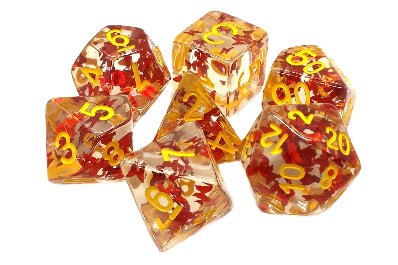 Old School Dice and Accessories Infused Dice - Blue Stars with Gold | Grognard Games