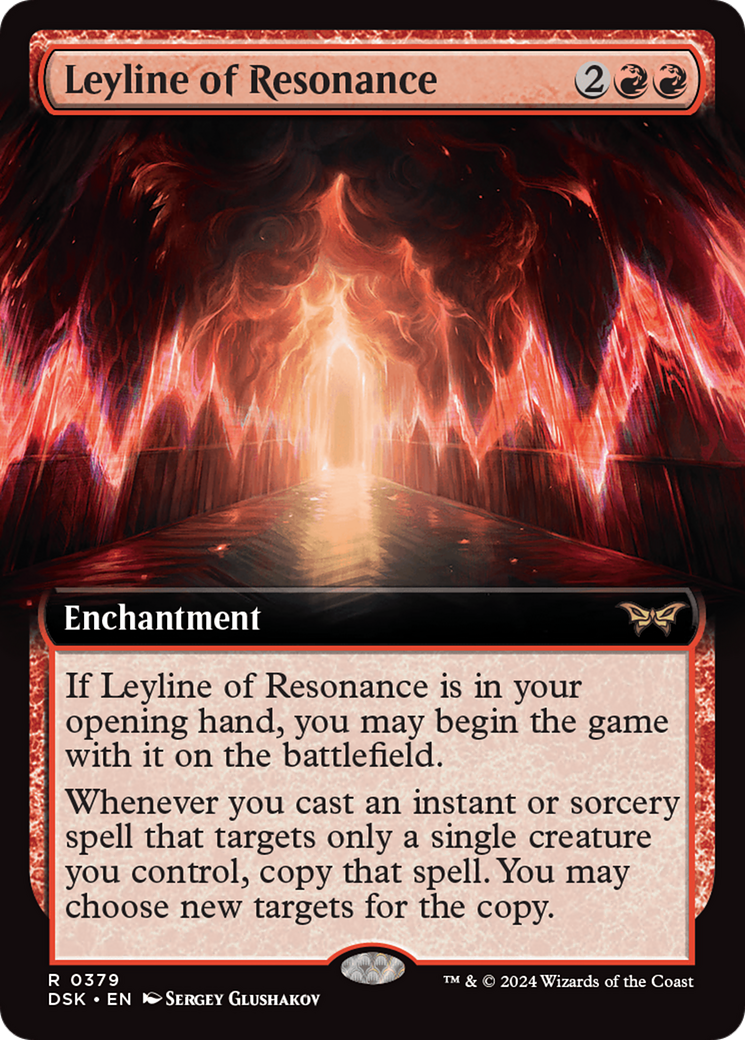 Leyline of Resonance (DSK-379) - Duskmourn: House of Horror: (Extended Art) Foil | Grognard Games