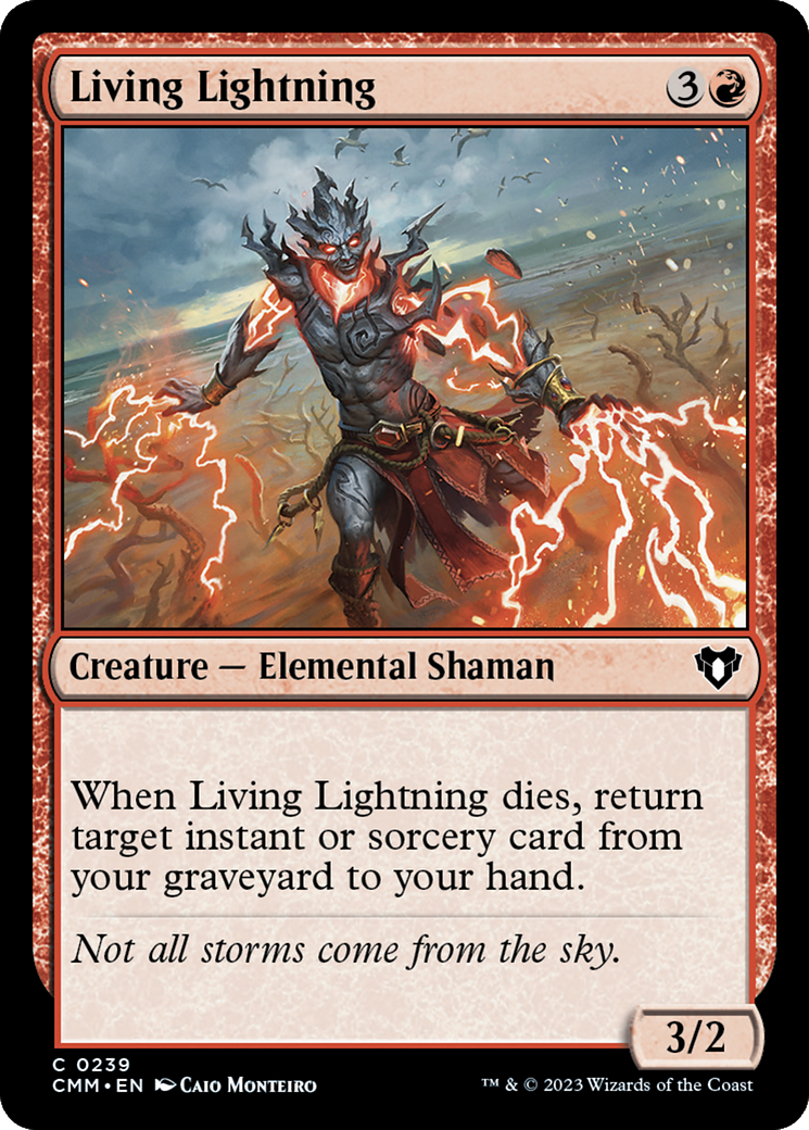 Living Lightning [Commander Masters] | Grognard Games