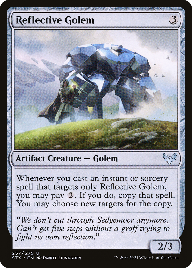 Reflective Golem [Strixhaven: School of Mages] | Grognard Games