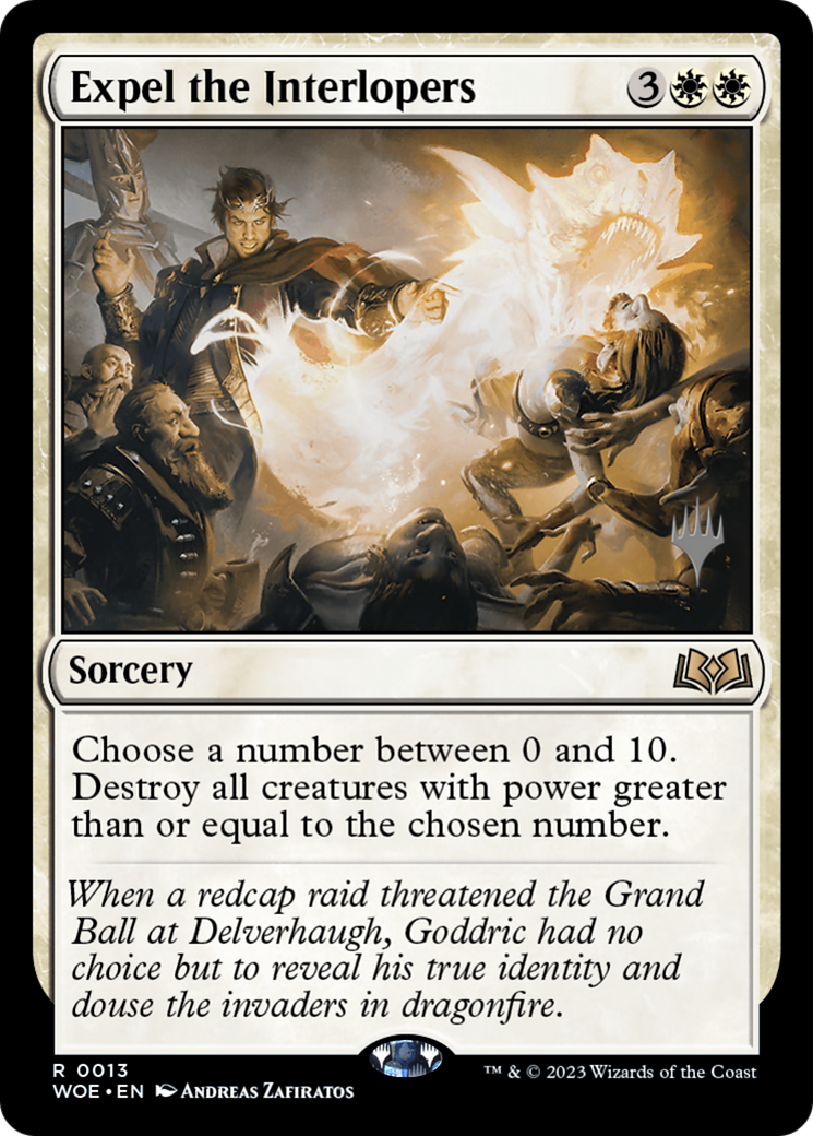 Expel the Interlopers (Promo Pack) [Wilds of Eldraine Promos] | Grognard Games