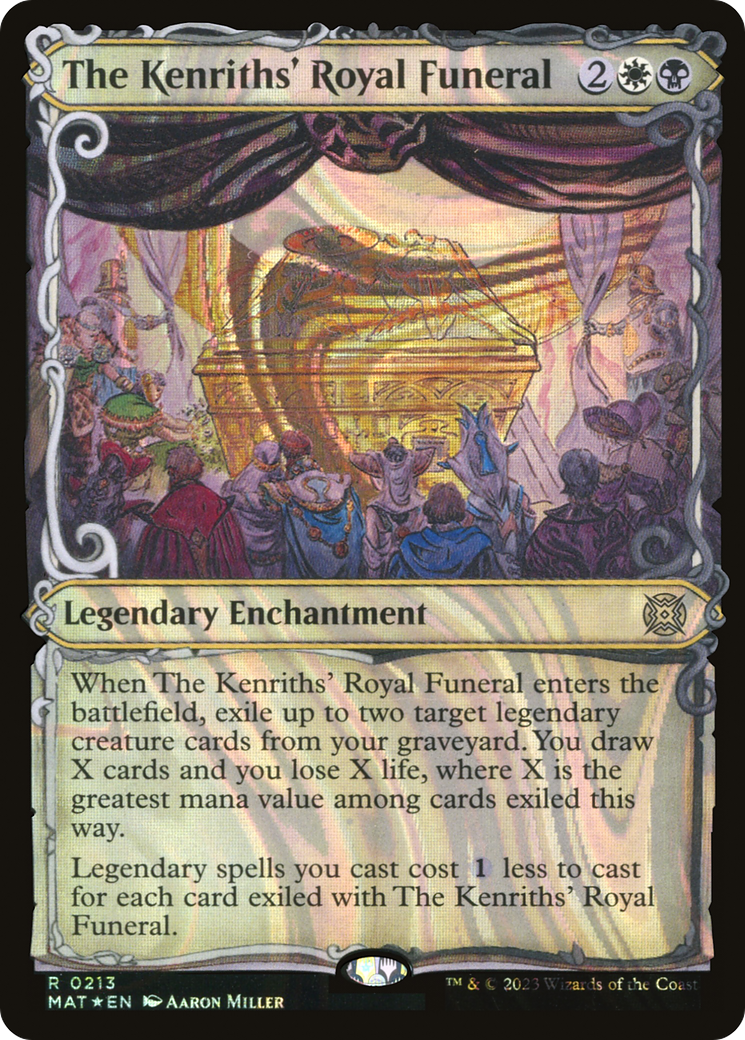 The Kenriths' Royal Funeral (Showcase Halo Foil) [March of the Machine: The Aftermath] | Grognard Games
