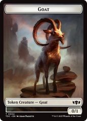 Goat // Timeless Witness Double-Sided Token [Tarkir: Dragonstorm Commander Tokens] | Grognard Games