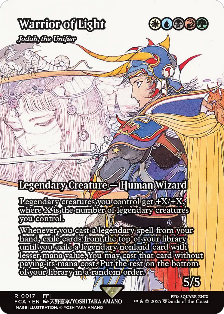Warrior of Light - Jodah, the Unifier (Showcase) (FCA-017) - FINAL FANTASY: Through the Ages Foil | Grognard Games