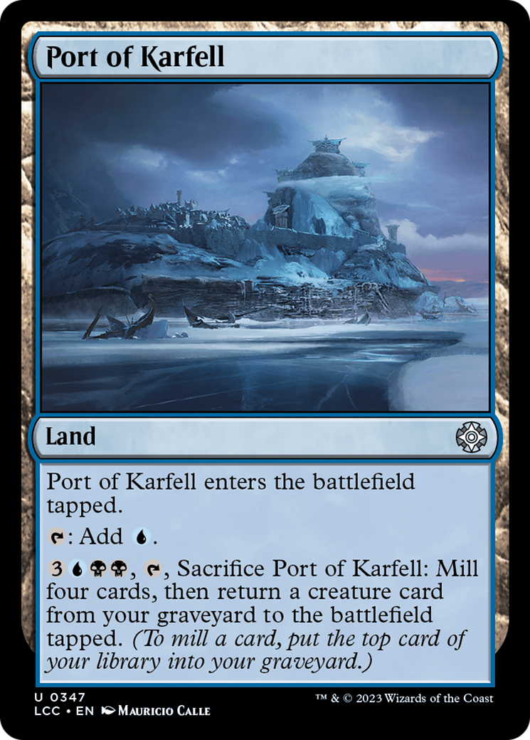 Port of Karfell [The Lost Caverns of Ixalan Commander] | Grognard Games