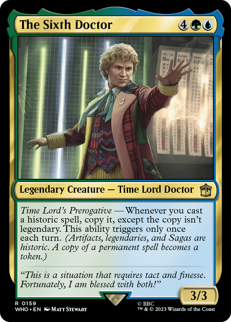 The Sixth Doctor [Doctor Who] | Grognard Games