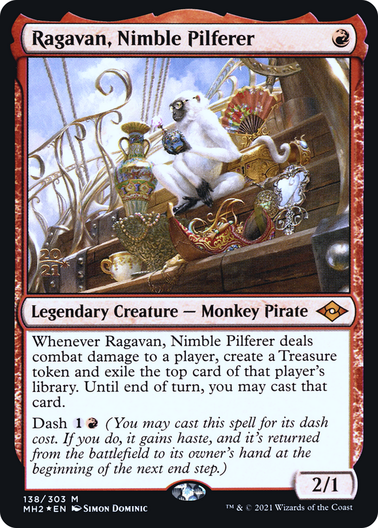 Ragavan, Nimble Pilferer [Modern Horizons 2 Prerelease Promos] | Grognard Games