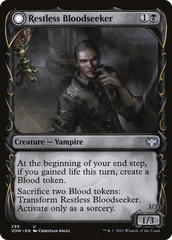 Restless Bloodseeker // Bloodsoaked Reveler (Showcase Fang Frame) [Innistrad: Crimson Vow] | Grognard Games