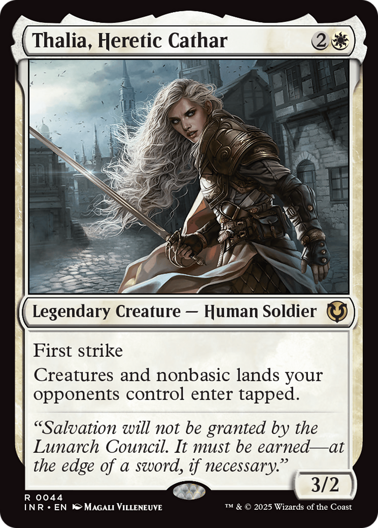 Thalia, Heretic Cathar [Innistrad Remastered] | Grognard Games