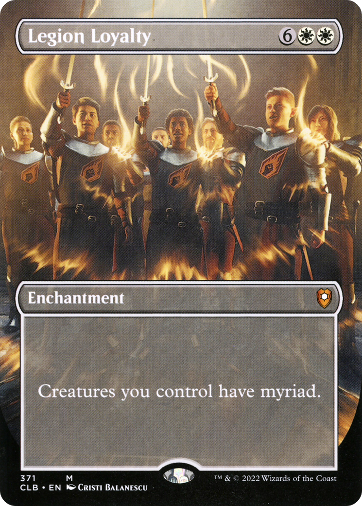 Legion Loyalty (Borderless Alternate Art) [Commander Legends: Battle for Baldur's Gate] | Grognard Games