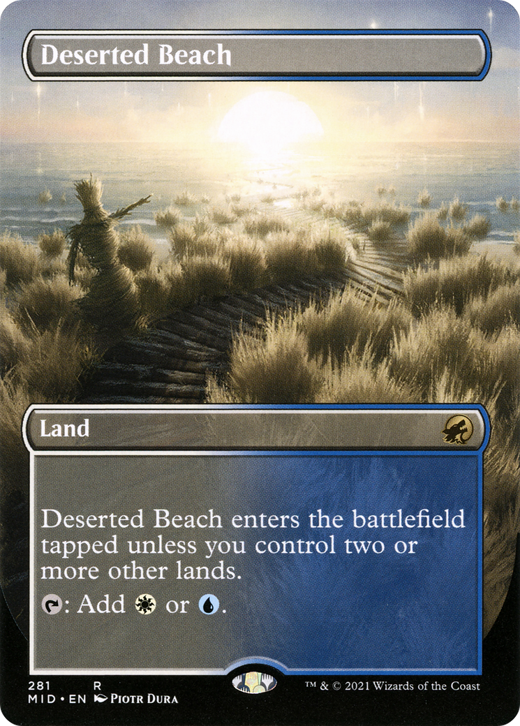 Deserted Beach (Borderless) [Innistrad: Midnight Hunt] | Grognard Games
