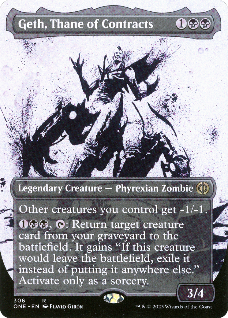 Geth, Thane of Contracts (Borderless Ichor) [Phyrexia: All Will Be One] | Grognard Games