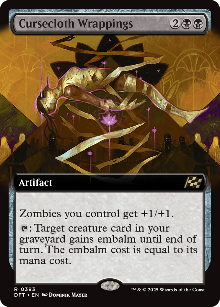 Cursecloth Wrappings (Extended Art) [Aetherdrift] | Grognard Games
