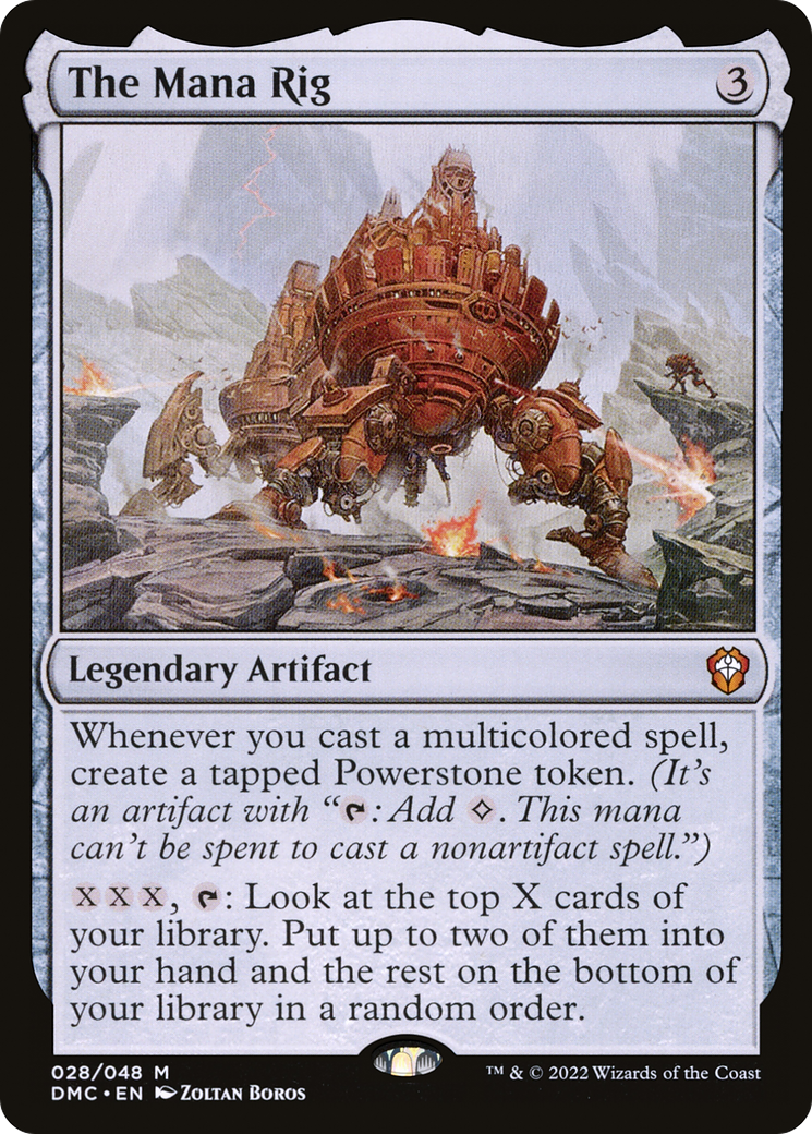 The Mana Rig [Dominaria United Commander] | Grognard Games