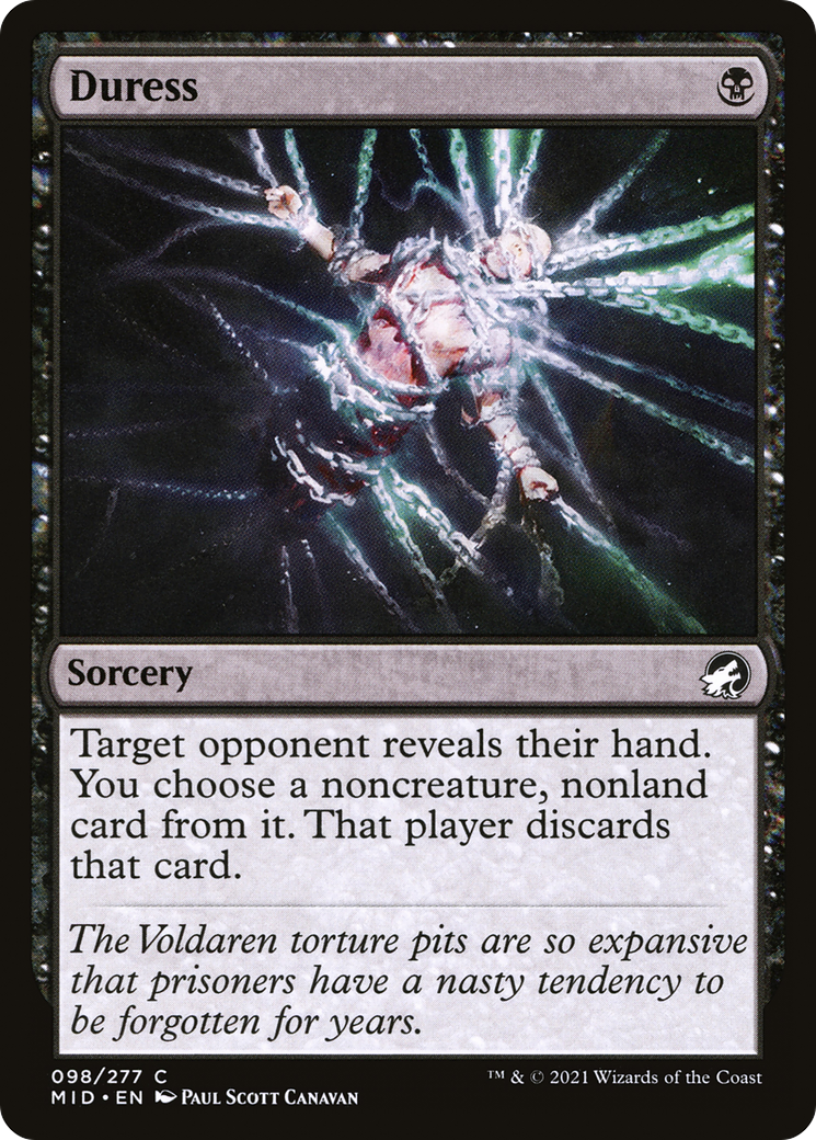 Duress [Innistrad: Midnight Hunt] | Grognard Games
