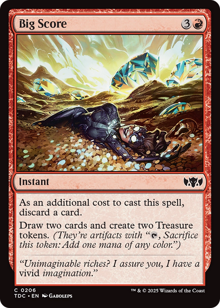 Big Score [Tarkir: Dragonstorm Commander] | Grognard Games