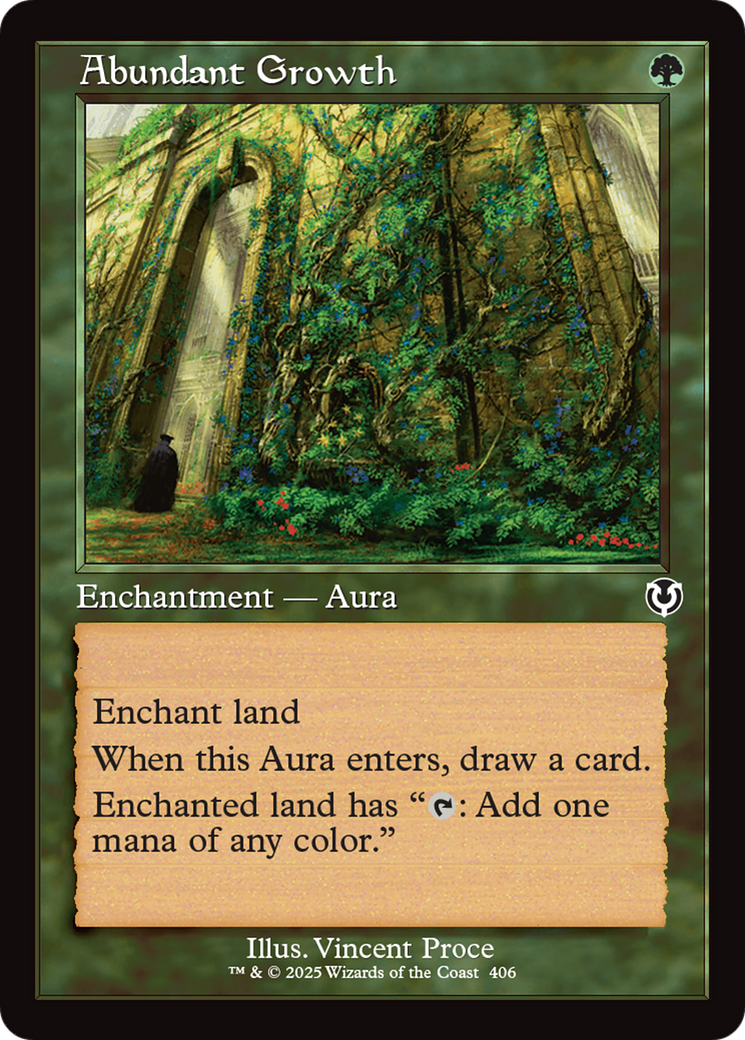 Abundant Growth (Retro Frame) [Innistrad Remastered] | Grognard Games