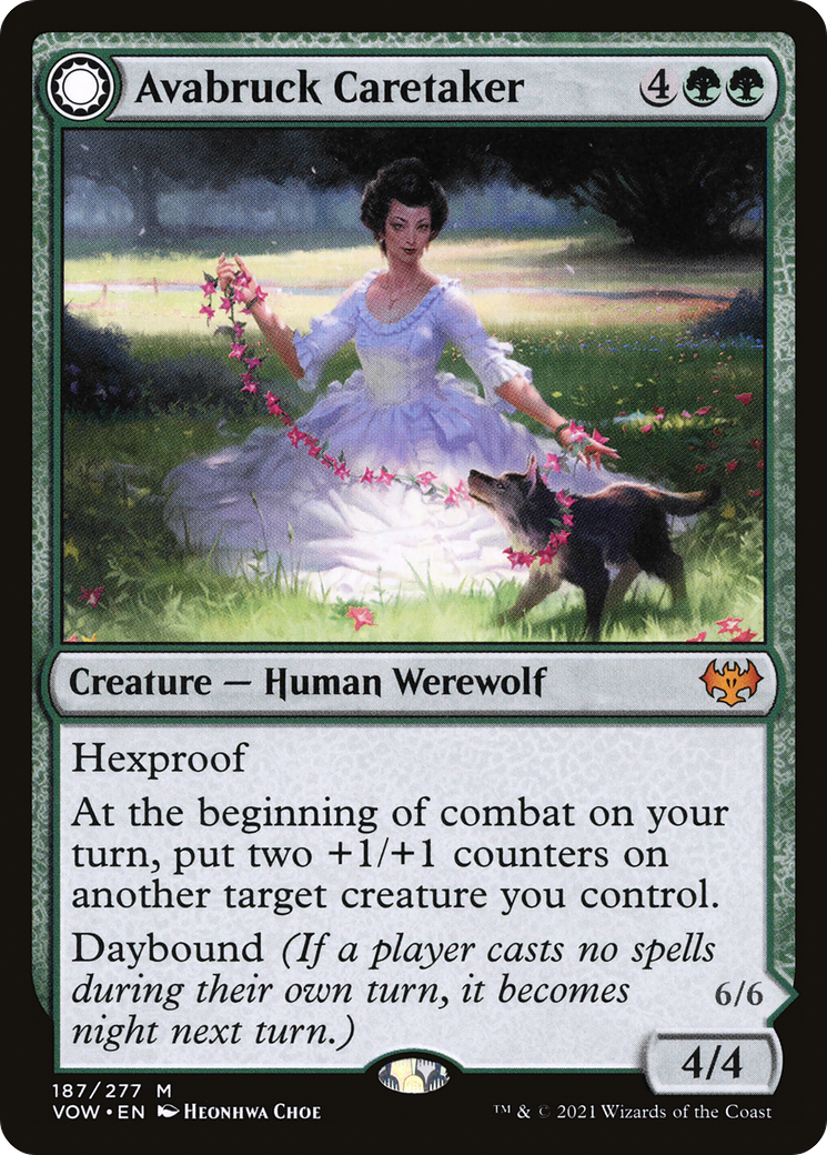 Avabruck Caretaker // Hollowhenge Huntmaster [Innistrad: Crimson Vow] | Grognard Games