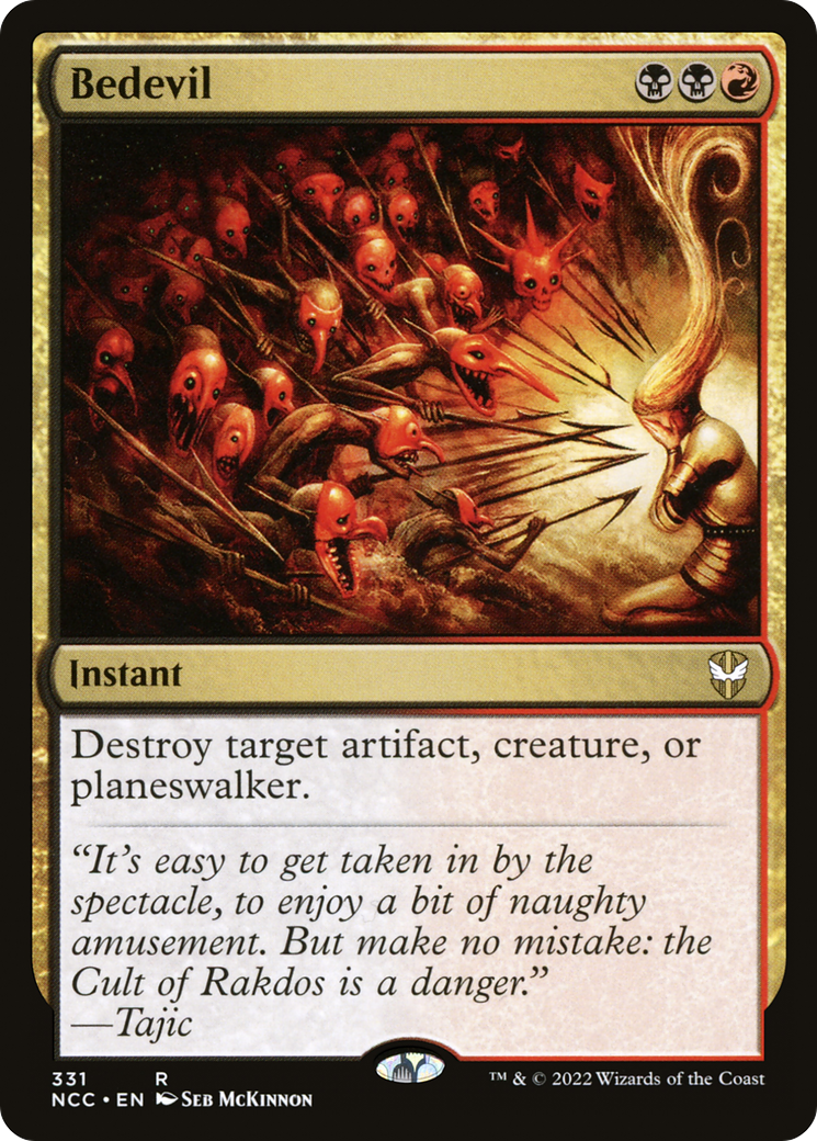 Bedevil [Streets of New Capenna Commander] | Grognard Games