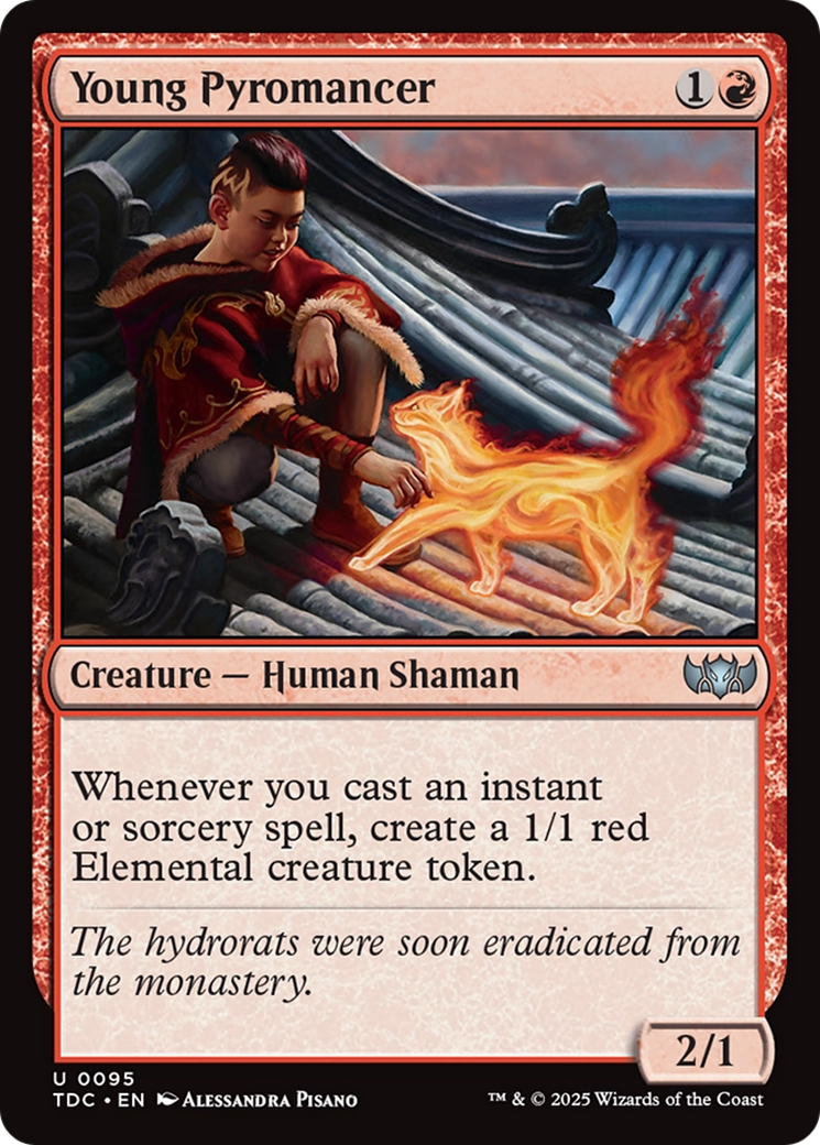 Young Pyromancer [Tarkir: Dragonstorm Commander] | Grognard Games