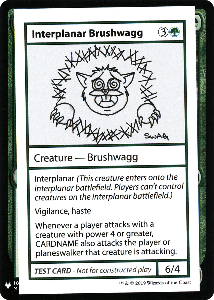 Interplanar Brushwagg [Mystery Booster Playtest Cards] | Grognard Games