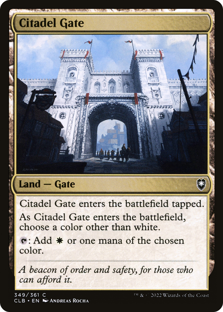 Citadel Gate [Commander Legends: Battle for Baldur's Gate] | Grognard Games