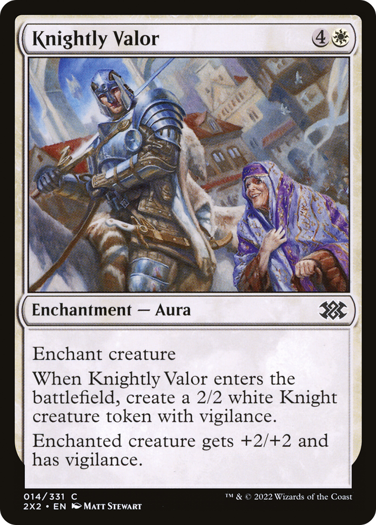 Knightly Valor [Double Masters 2022] | Grognard Games