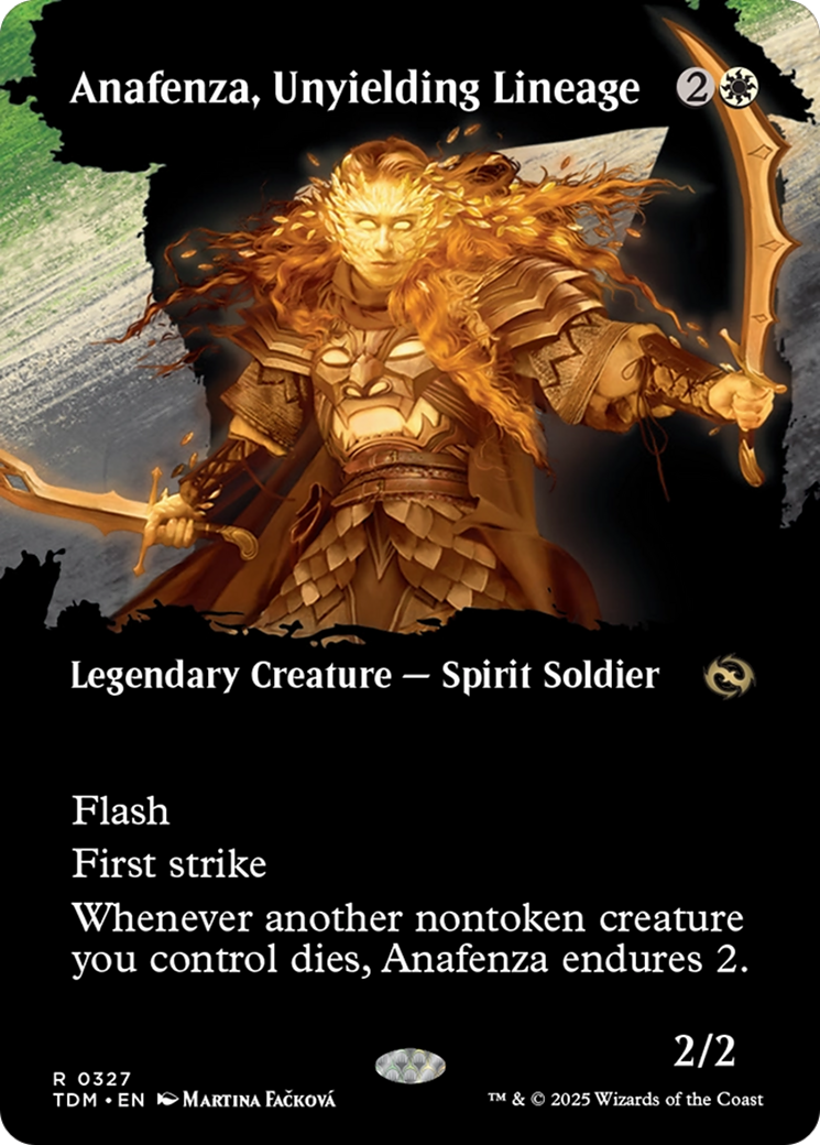 Anafenza, Unyielding Lineage (Borderless) [Tarkir: Dragonstorm] | Grognard Games