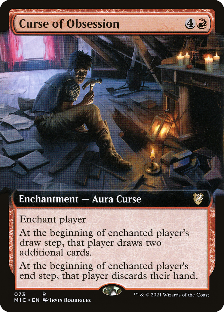 Curse of Obsession (Extended) [Innistrad: Midnight Hunt Commander] | Grognard Games