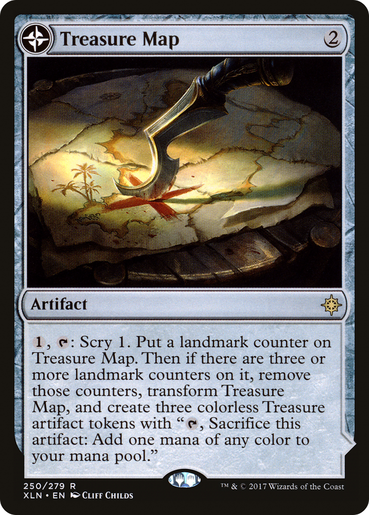 Treasure Map // Treasure Cove [Ixalan] | Grognard Games