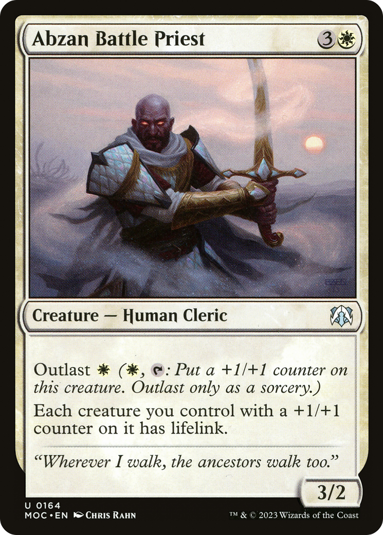 Abzan Battle Priest [March of the Machine Commander] | Grognard Games