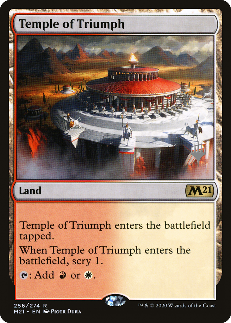 Temple of Triumph (Promo Pack) [Core Set 2021 Promos] | Grognard Games