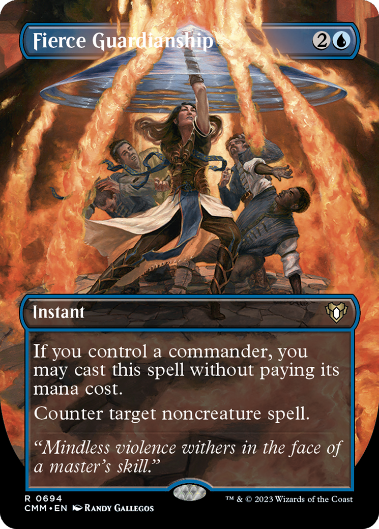 Fierce Guardianship (Borderless Alternate Art) [Commander Masters] | Grognard Games