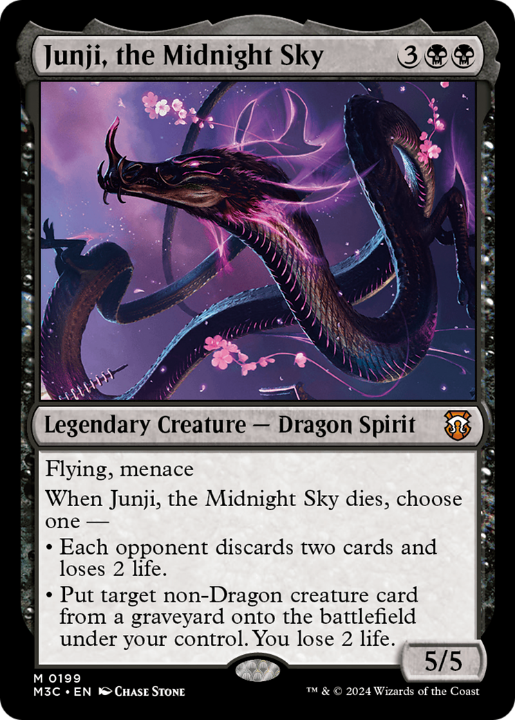 Junji, the Midnight Sky (Ripple Foil) [Modern Horizons 3 Commander] | Grognard Games