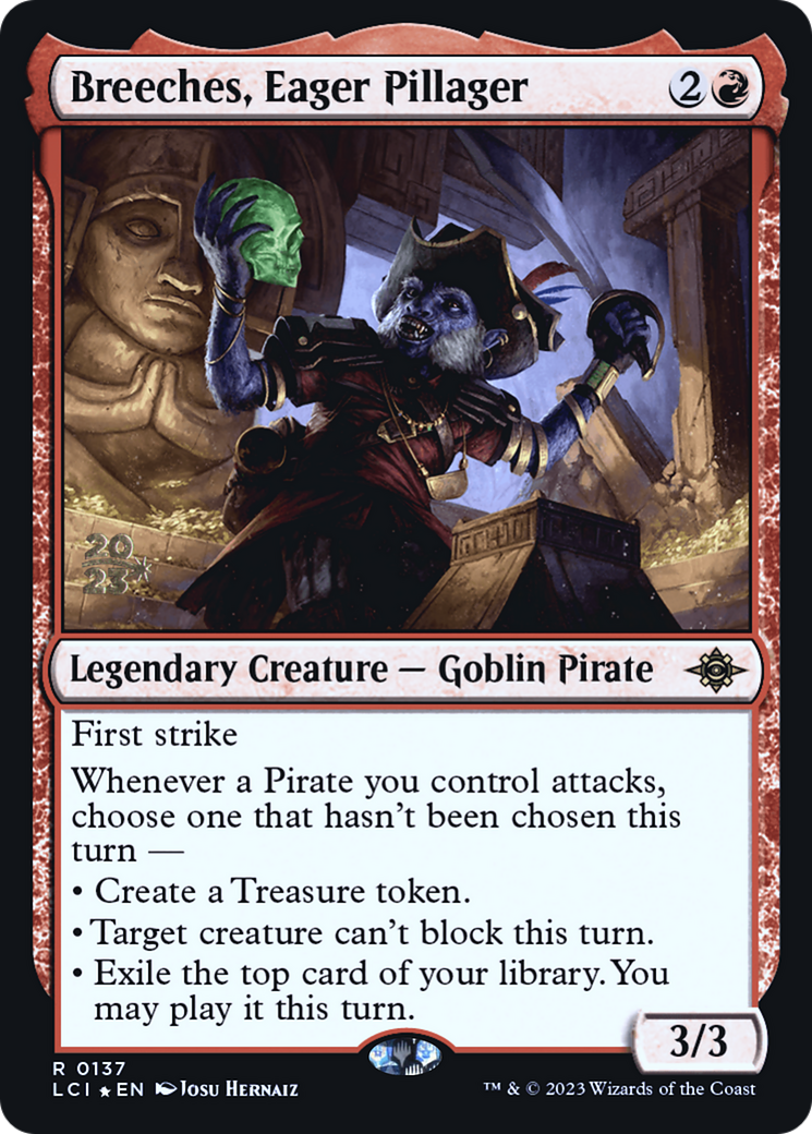Breeches, Eager Pillager [The Lost Caverns of Ixalan Prerelease Cards] | Grognard Games