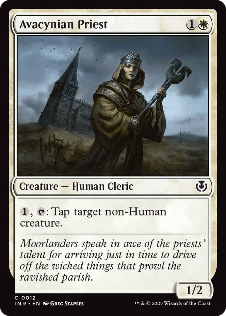 Avacynian Priest [Innistrad Remastered] | Grognard Games